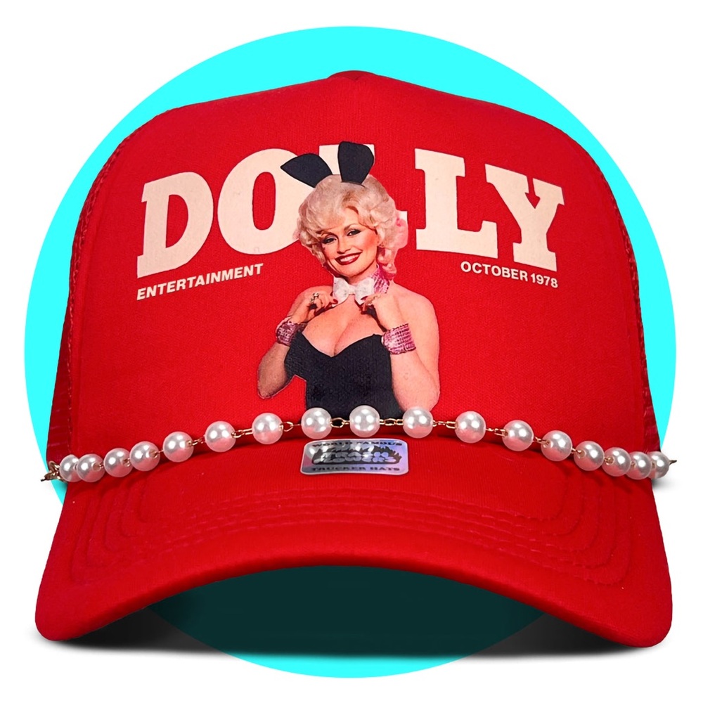 Play Dolly Bunny Pearl Trucker Hat